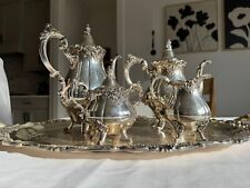 Wallace Silver plate Baroque Coffee & Tea Service set picture