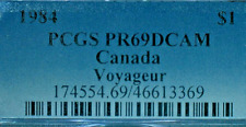 SUMMER SALE--1984 PCGS PR69DCAM CANADA VOYAGEUR $1 km# 120.1 picture