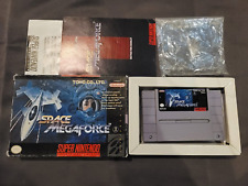Space MegaForce for Super Nintendo SNES Complete In Box Good Shape CIB picture