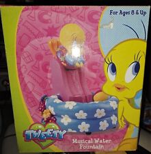 Tweety Musical Water Fountain RARE NEW IN BOX picture