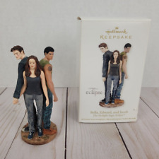 2011 Hallmark Keepsake Ornament Bella Edward And Jacob Twilight Eclipse with Box picture