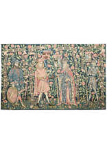 4' x 6' ANTIQUE 17 Century French Tapestry Hanging rug #F-6257 picture