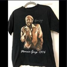Vintage 1976 Live Tour Marvin Gaye Shirt Classic Black Men Unisex all size, new picture