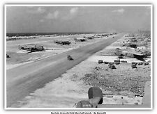 Bucholz Army Airfield Marshall Islands Airport Postcard picture