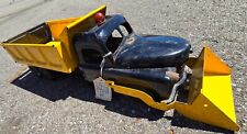 Vintage 50s Pressed Steel Structo Scoop And Load Tandem Hydraulic Dump Truck  picture