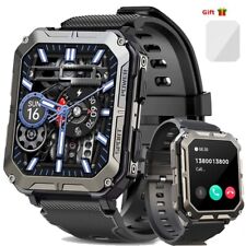 2024 New Blood Pressure Smart Watch Men Military Fitness Tracker Wristwatch picture