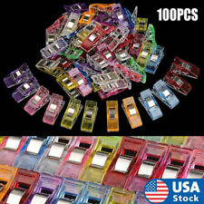 100PCS Pack  Wonder Clips for Crafts Knitting Quilting Sewing Crochet Gift US picture