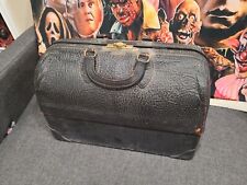Rare Vintage 1940s Leather EmDee Schell Doctor’s Medical Bag USA  Leather FS picture