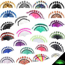 36Pcs Ear Gauge Taper Stretching Kit Ear Tunnel Plug 14G-00G  Expander Piercing picture