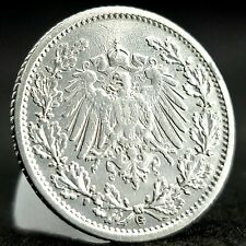 Deutsches Reich *Beautiful* German Empire 1/2 (Half) Mark 90% Silver Coin (.900) picture
