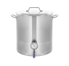CONCORD Stainless Steel Home Brew Kettle Brewing Stock Pot Beer Wine Set picture