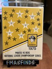 A1 1975 PIRATES REDS NLCS CHAMPIONSHIP PROGRAM Not Scored picture