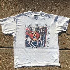 Vintage Paul Simon Graceland Shirt Short Sleeve White Unisex S-4XL CC1252 picture