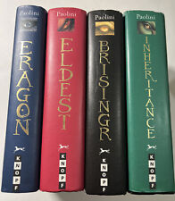 Eragon Inheritance Cycle Series Complete Set 1-4 HC Paolini  3 First Ed  VG picture