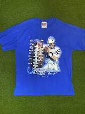 2001 Indianapolis Colts - Peyton Manning - Vintage NFL Player Tee Shirt (Medium) picture