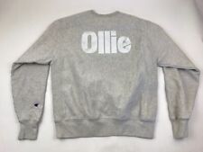 VINTAGE Champion Sweater Size Medium M Ollie Gray Long Sleeve Top Reverse Weave picture