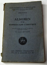 Antique 1925 French Book Senancour Aldomen Bonheur Dans L'Obscurite picture