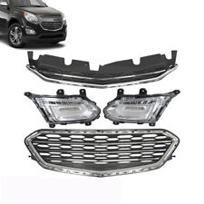 Front Upper/Lower Grille&Fog Lights Set 4pcs Fit For Chevrolet Equinox 2016 2017 picture