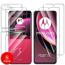 (8 Pack) For Motorola Moto Razr+ Plus (2023) HD Clear Soft TPU Screen Protector picture