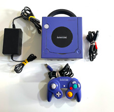 Nintendo GameCube Indigo Purple Console + OEM Controller ++ Tested ++ WORKING picture