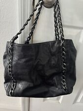 Chanel Modern Chain Caviar Leather Tote .. With Authentic Chanel Card picture