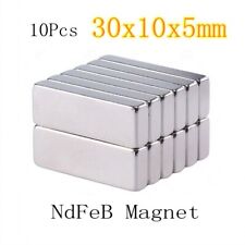 10Pcs 30x10x2mm/30x10x5mm N35 NdFeB Strong Magnets Rare Earth Rectangle Magnets picture