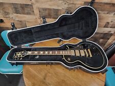 2006 Epiphone Les Paul Custom Triple Pickup Gold Hardware. With Hardshell Case picture