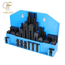 58 Pcs 1/2 T-Slot Clamping Kit Mill Machinist Set With 3/8-16 Studs picture