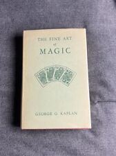 🔥￼RARE The Fine Art of Magic George Kaplan Collectable OUT OF PRINT🔥🔥 picture