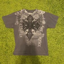 Affliction Style Grunge Gothic Opium Graphic Shirt Vintage Clothes Fashion Short picture