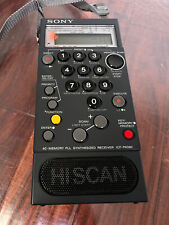 Sony ICF PRO80 SBB FM Radio AM Scaner PLL Receiver Untested Powers On Parts Only picture