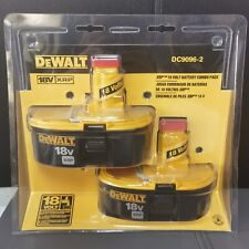 Brand New 2 PACK Dewalt 2.4Ah 18-VOLT XRP DC9096 NiCd Battery Combo Pack 2 picture