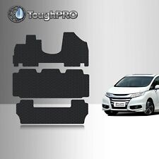 ToughPRO Floor Mats + 3rd Row Black For Honda Odyssey 8 Seater 2011-2017 picture