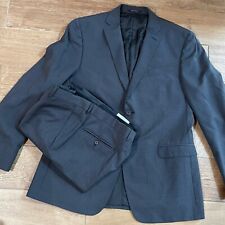 $2990 CURRENT Z Zegna Summer Blue Suit 2 Piece US 42R W36 Jacket Pants IT 52 picture