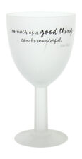 Conversations Too Much Of A Good Thing Can Be Wonderful Mae West Wine Glass picture