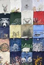 Vintage Native American Nature Animals Outdoors shirts lot of 20 mix sizes picture