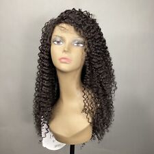 Audrey Wig #2 Darkest Brown Loose Wave Middle Part Lace Front Synthetic picture