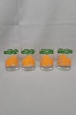 Anchor Hocking 1987 Orange Juice Glass Set of 4 picture