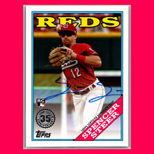 Rookie Baseball Card | 88BA-SS SPENCER STEER RC 1988 Rookie Auto | 2023 Topps picture
