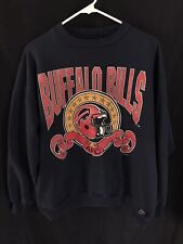 Vtg Buffalo Bills Crewneck Sweatshirt Size L/XL 90s 1990 Football NFL Logo 7 picture