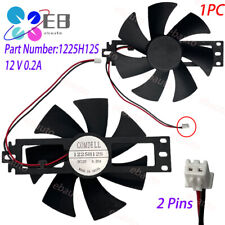cooling fan DC12V 0.2A 2 Pins For Lianchuang ultra-thin heater 7 leaf 1225H12S picture