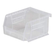 AKRO-MILS 30270SCLAR Hang and Stack Bin,Clear,Plastic,11 in 4KET5 picture