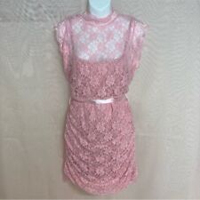 Windsor bubblegum pink lace dress picture