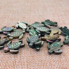 Black Abalone Shell Turtle Tortoise Beads DIY Nacklace Earrings Charms Pendant picture