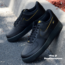 Nike Air Force 1 '07 Shoes Black University Gold FZ4617-001 Men's Sizes NEW picture