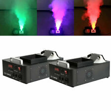 2pcs Vertical RGB 3 in1 24 LED DMX Fog Machine Stage Smoke Lighting W/ Remote picture