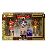 WWE Mattel Elite The Rock WWE Generations Maivia Legacy 3-Pack Exclusive NEW picture