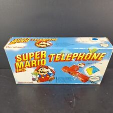 Vintage Nintendo Super Mario Bros Telephone Blue In Original Box 1990 Bondwell picture