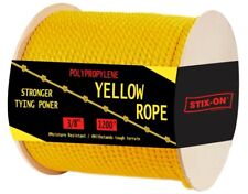 Twisted Polypropylene Rope - Yellow Floating Poly Boat Rope picture