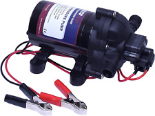 Eccoflo Diaphragm 12V Water Pump and Strainer Black picture